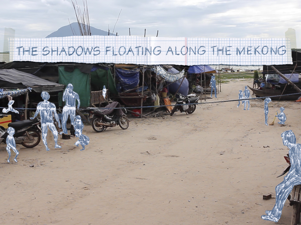 The Shadows Floating Along The Mekong